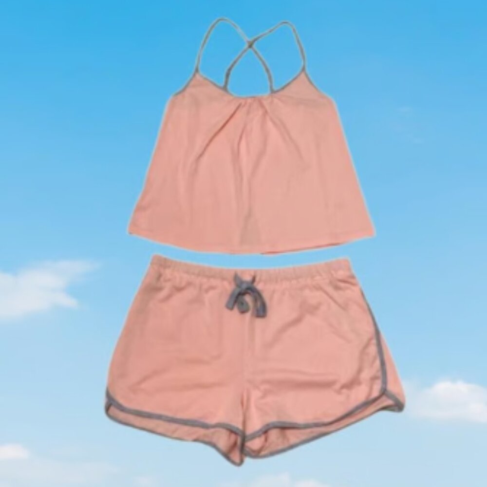 CALME Night and Day Tank Top & Short Set Women's Size XS or M or L